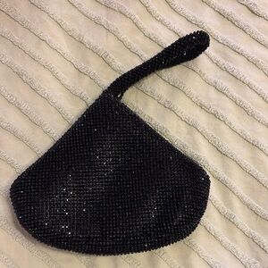 INC Doris Sparkle Mesh Elegant Evening Bag